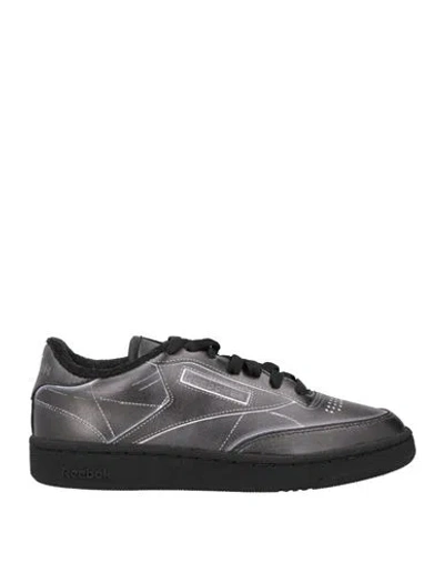 Maison Margiela X Reebok Woman Sneakers Black Size 6.5 Textile Fibers