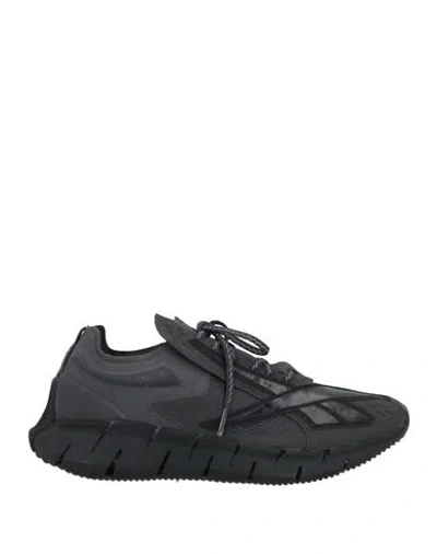 Maison Margiela X Reebok Woman Sneakers Black Size 7 Textile Fibers