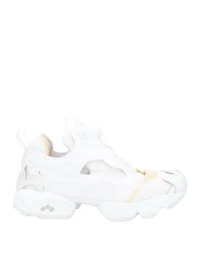 Maison Margiela X Reebok Woman Sneakers White Size 6.5 Textile Fibers