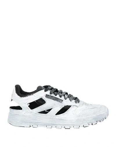 Maison Margiela X Reebok Woman Sneakers White Size 8 Leather