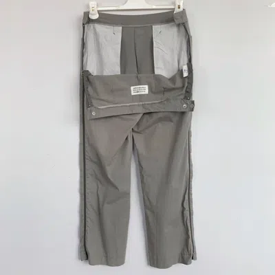 Pre-owned Maison Margiela X Vintage Maison Margiela Pants Full Zip Transformer Trousers Army In Grey
