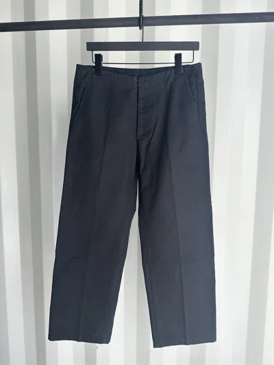 Pre-owned Maison Margiela X Vintage Margiela Y2k Archive Mcqueen Anatomic Trousers In Black