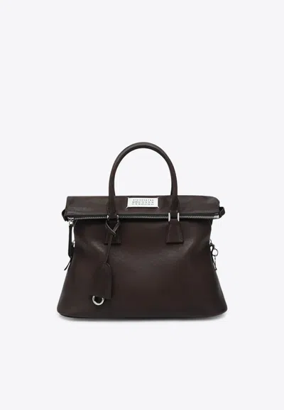 Maison Margiela Xl 5ac Loved To Death Crossbody Bag In Brown