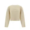 Maison Margiela Cotton Logo Sweatshirt Women In Yellow