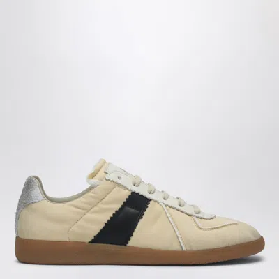 MAISON MARGIELA YELLOW/BLACK VINTAGE LOW TOP SNEAKER REPLICA