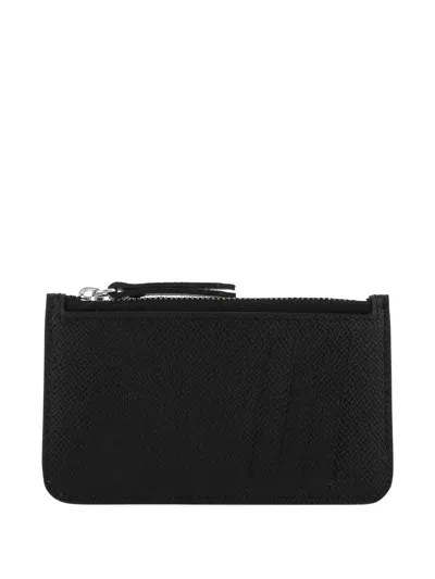 Maison Margiela Zip-fastening Cardholder In Black