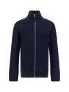 Maison Margiela Men Wool Blend Zipped Cardigan In 511f