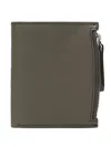 Maison Margiela Zip Wallet In Gray