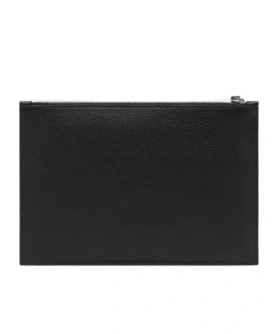 Maison Margiela Zipped Clutch Bag In Black