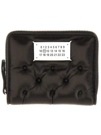 Maison Margiela "zipper Around" Wallet In Black