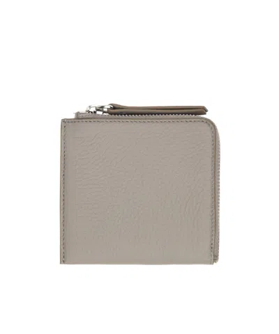 Maison Margiela Zipper Purse In Gray