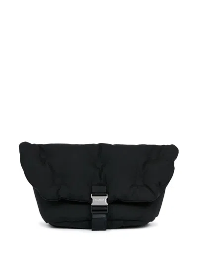 Maison Margiela Luxurious Shoulder Bag With Padded Design And Elegant Hardware In Black