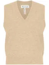 Maison Margiela Knitted V-neck Wool Vest