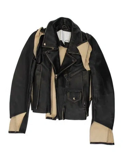 Pre-owned Maison Martin Margiela X H&m 2012 Leather Jacket