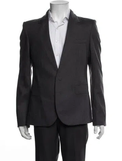 Pre-owned Maison Martin Margiela X H&m Wool Blazer In Gray