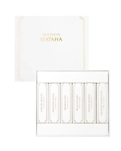 Maison Mataha Discovery Set Extrait De Parfum In White