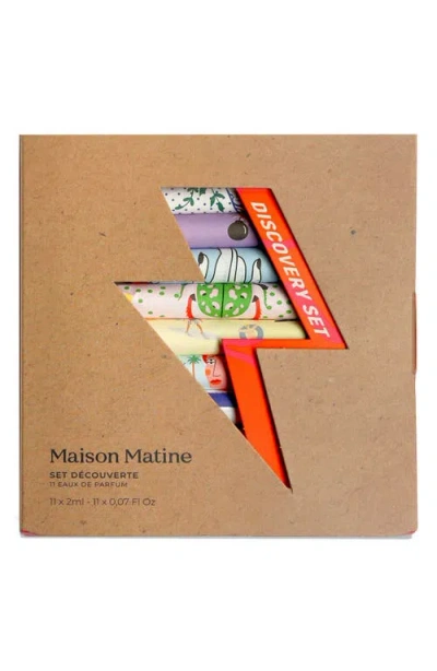 Maison Matine Eau De Parfum 11-piece Discovery Set In Transparent