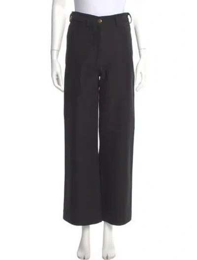 Pre-owned Maison Mayle Wide Leg Pants In Gray