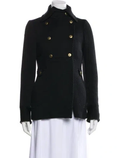 Pre-owned Maison Mayle Wool Blazer In Black