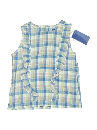 Pre-owned Maison Me Kids' Sleeveless Blouse In Blue