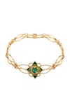 Maison Mellerio 18k Yellow Gold Giardino Choker In Green