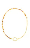 Maison Mellerio 18k Yellow Gold Lien Pierres Orange Necklace