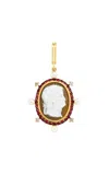 Maison Mellerio 18k Yellow Gold Precious Cameo Charm In White