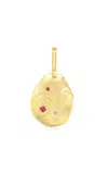 Maison Mellerio 18k Yellow Gold Starry Night Medal Charm