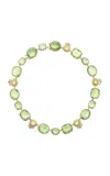 Maison Mellerio Pierreries 18k Yellow Gold Prasiolites Necklace In Green