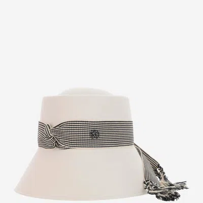Maison Michel 1157003001 Cloche Hat In Neutral