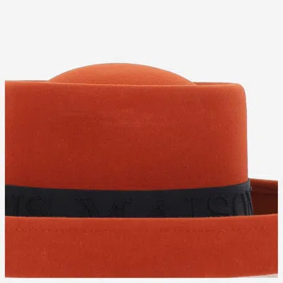 Maison Michel 1158002001 Fedora In Orange