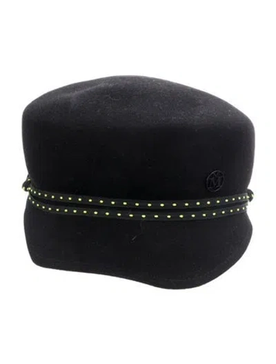 Pre-owned Maison Michel Abby Hat In Black