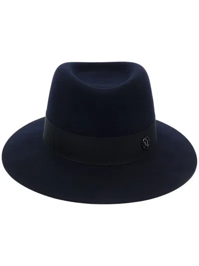Maison Michel Andre Fedora Hat In Black
