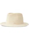 Maison Michel Axel Crochet Straw Bucket Hat In Neutrals