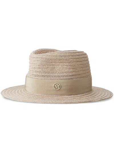 Maison Michel Andre Fedora Hat In Neutrals