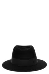 Maison Michel 'andre' Hat With Ribbon Band And Wide Brim