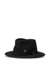Maison Michel André Ribbon Hat In Black