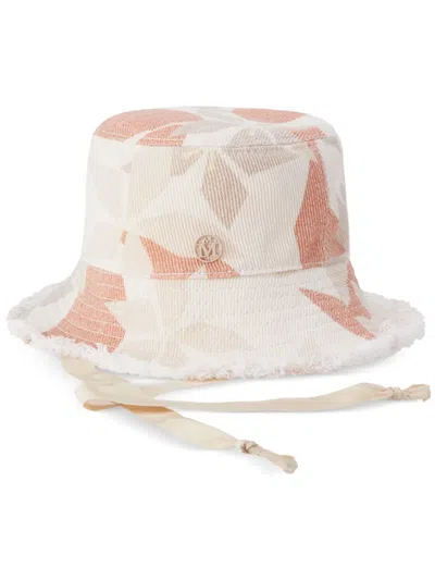 Maison Michel Angele Bucket Hat In White