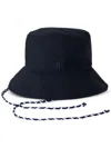 Maison Michel Angele Water-resistant Bucket Hat In Blau