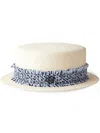 Maison Michel Kendall Fringe-detail Hat In Neutrals