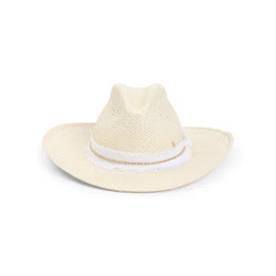 Maison Michel Austin Denim Strass Hat