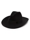 Maison Michel Wool Felted Hat In Black