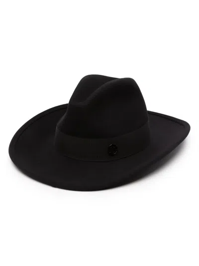 Maison Michel Wool Felted Hat In Black