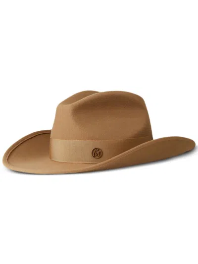 Maison Michel Austin Hat In Brown
