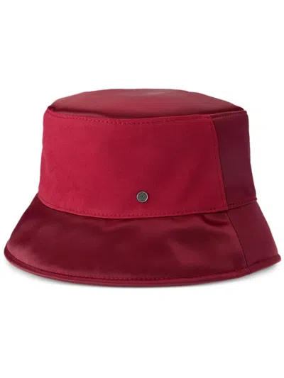 Maison Michel Axel Cotton Bucket Hat In Red