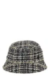 Maison Michel Tweed Bucket Hat In Multi