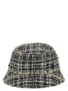Maison Michel Tweed Bucket Hat In Multi