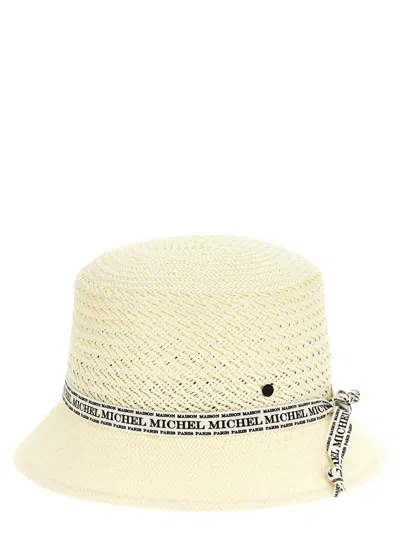 Maison Michel 'axel' Hat In White