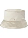 Maison Michel Axel Silk-satin Bucket Hat In Neutrals