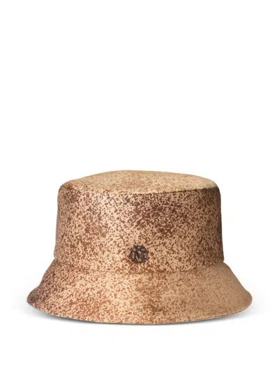 Maison Michel Axel Splatter-print Bucket Hat In Multi